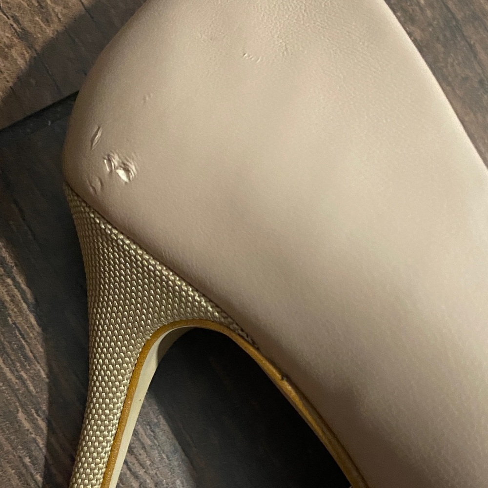 Antonia Saint Beige Pointed-Toe Heels — Classic Work-to-Evening Pump - Picture 6 of 6